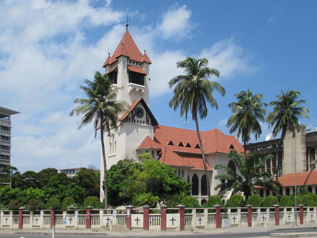 Azania Front Lutheran Church, German colonial architecture in Dar es Salaam