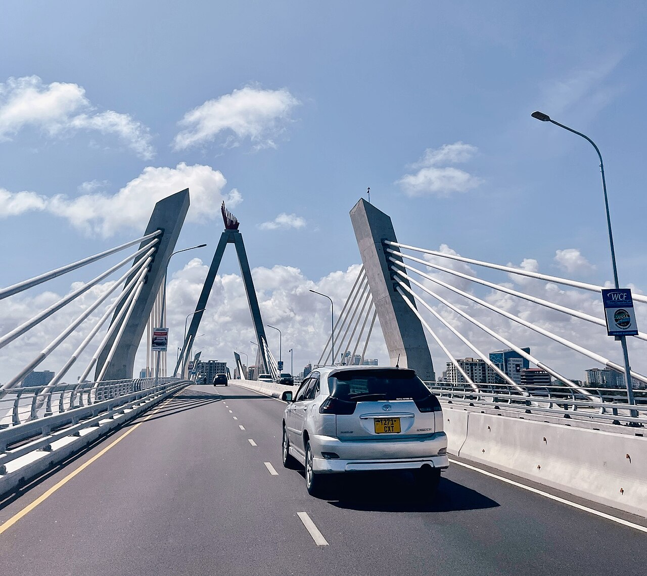 Tanzanite Bridge linking Msasani and Kivukoni, Dar es Salaam